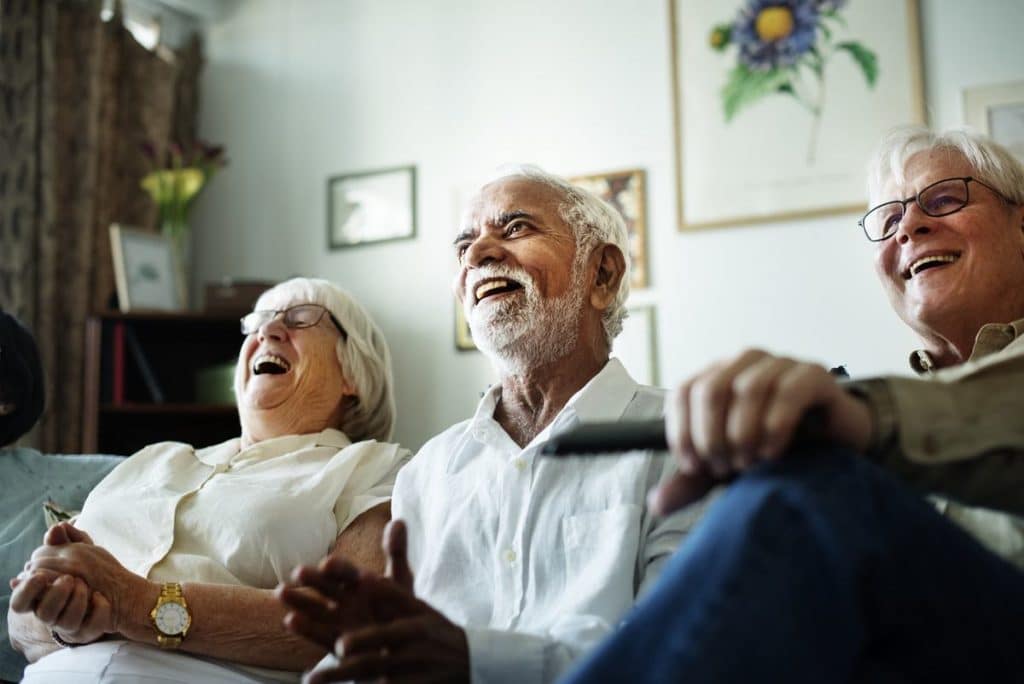 The Farrington at Tanglewood | Seniors watching television