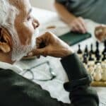 The Farrington at Tanglewood | Seniors playing chess