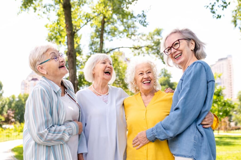 Cordata Court | Senior Women Bonding At The Park