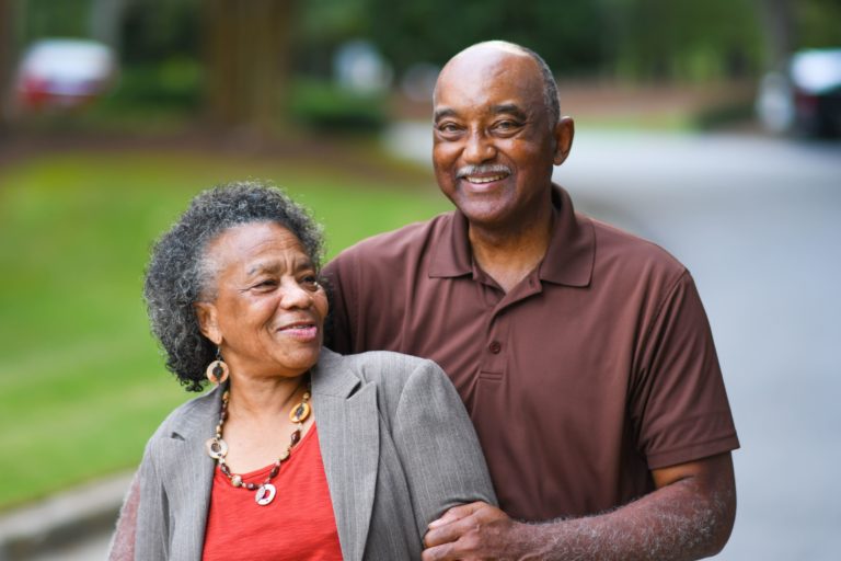 Elk Grove Park | Happy senior couple