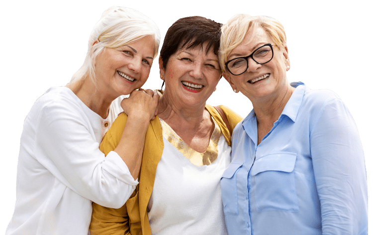 Evergreen Place | Group of senior women smiling