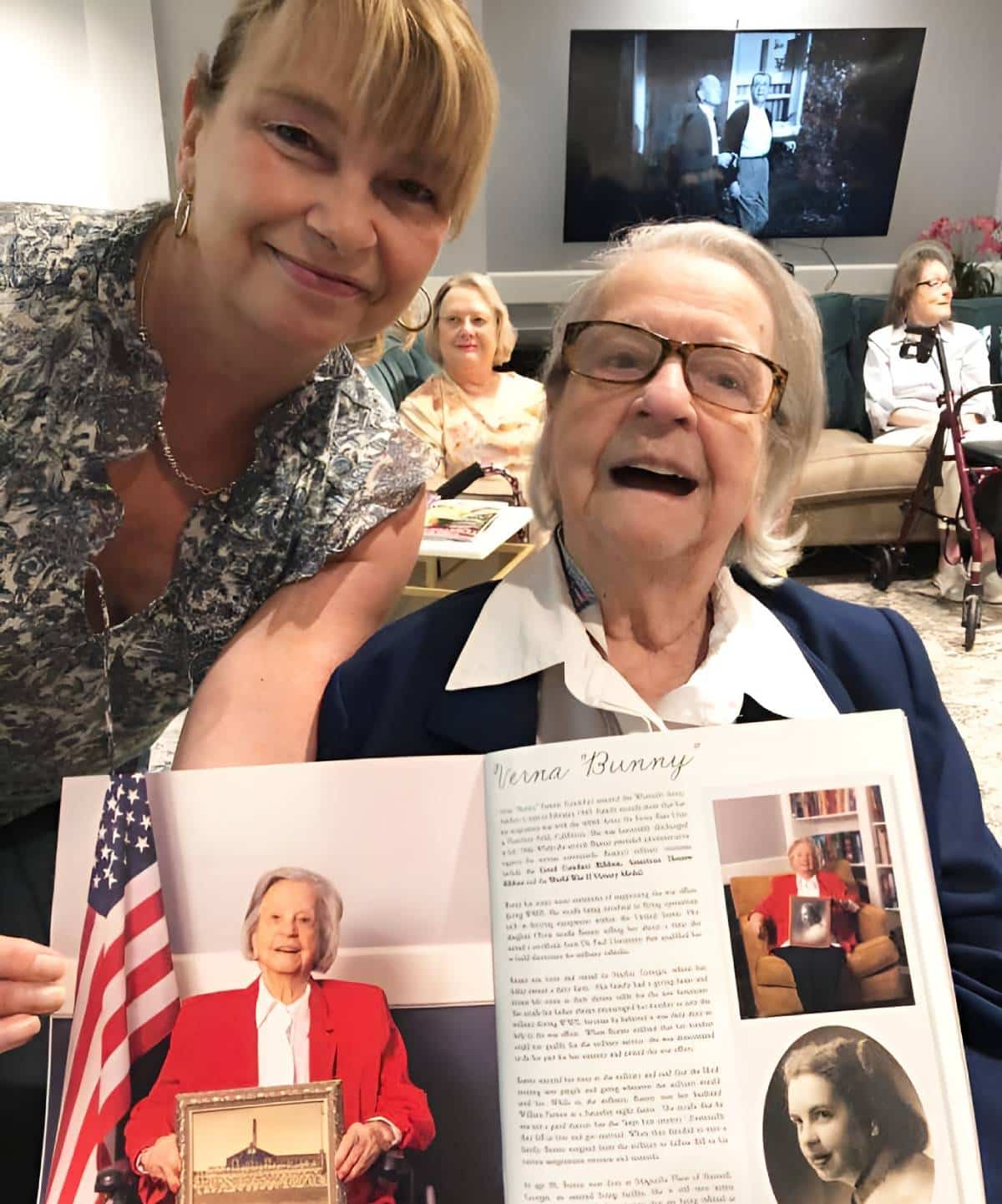 Pegasus Senior Living | Bunny showing her magazine feature