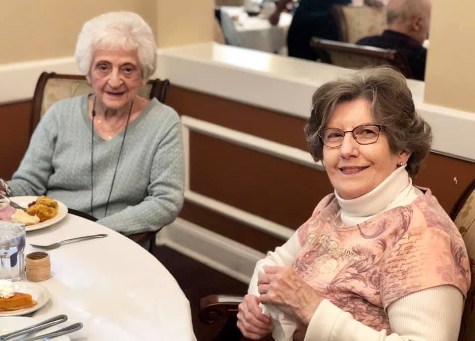 Pegasus Senior Living | Two senior ladies at Dunwoody Place