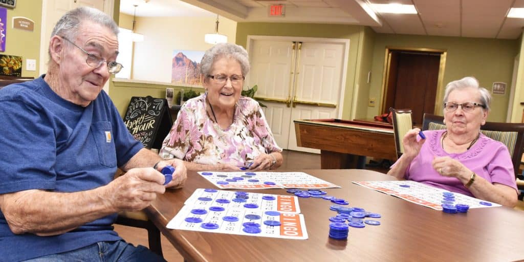 Pegasus Landing of Mesa | Residents playing Bingo