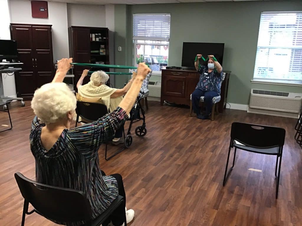 Pegasus senior Living | Fitness Class