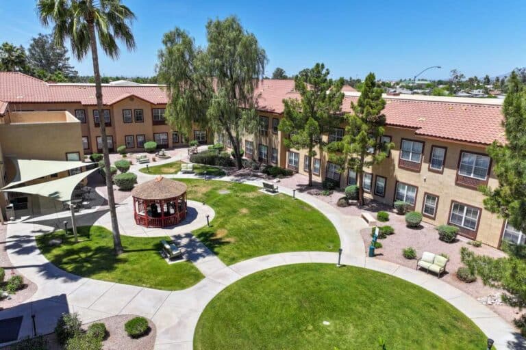 Pegasus Landing of Mesa | Courtyard Aerial View