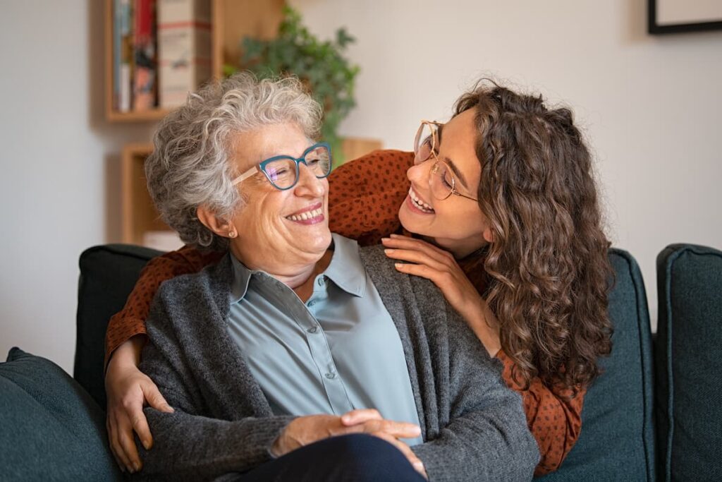 Pegasus Landing of Overland Park | Senior Woman and Younger Woman Embracing