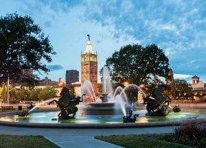 Pegasus Landing of Overland Park | Local Kansas City fountain