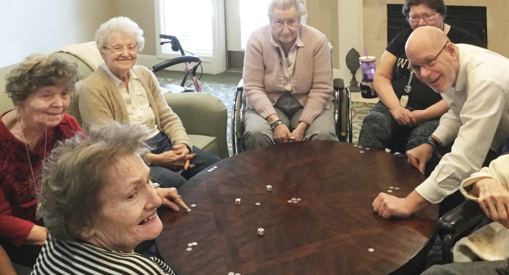 Pegasus Landing of Overland Park | Group of seniors playing game