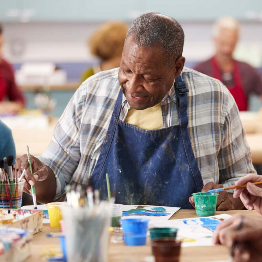 COMMUNITY NAME | Seniors painting