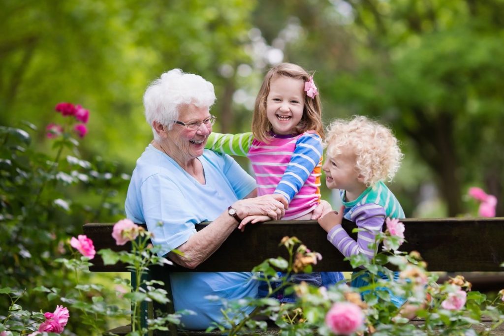 The Legacy at Forest Ridge | Happy senior woman with grandchildren