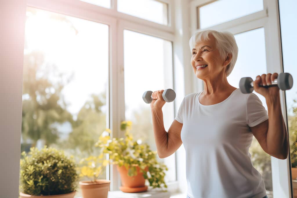 The Legacy at Forest Ridge | Senior Woman Keeping Healthy