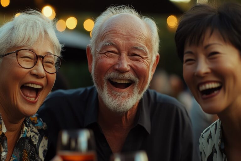 The Legacy At Long Meadows | Happy Seniors Enjoying An Outdoor Event