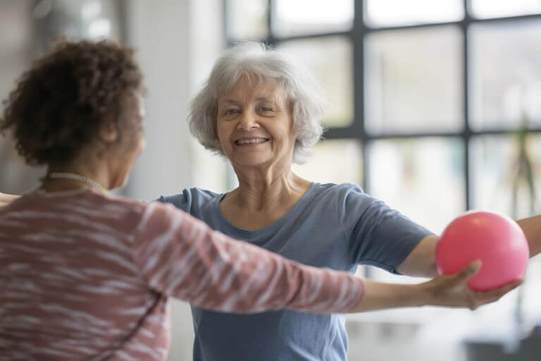 The Legacy at Long Meadow in Richmond | Seniors Attending Physical Therapy