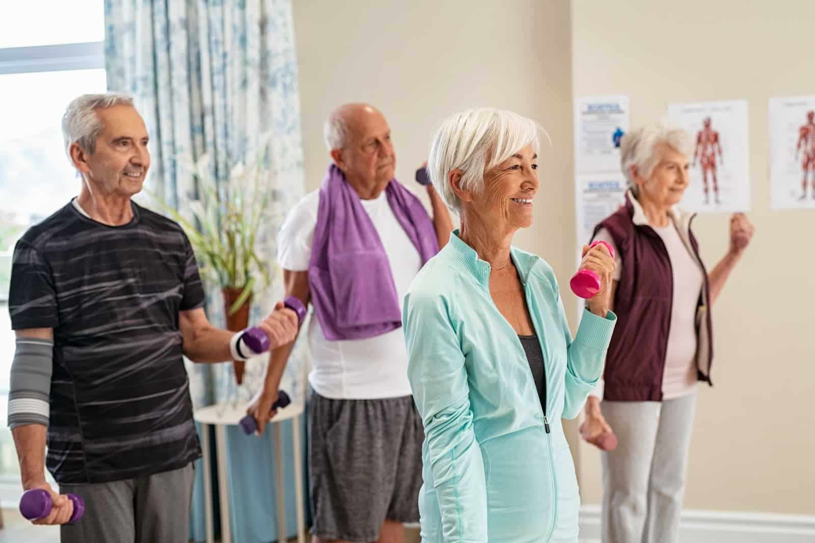 Pegasus Senior Living | Seniors exercising