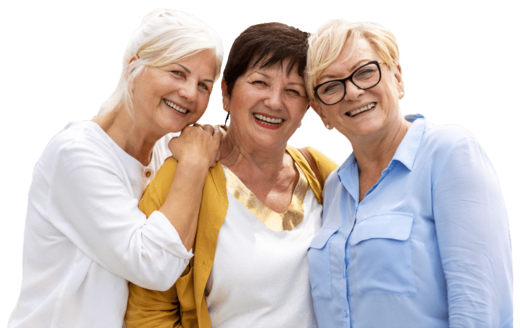 COMMUNITY NAME | Group of senior women smiling