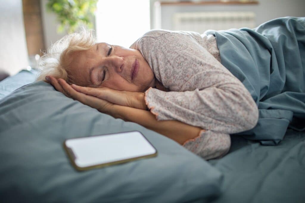 The Legacy at South Plains | Senior Woman Sleeping Peacefully