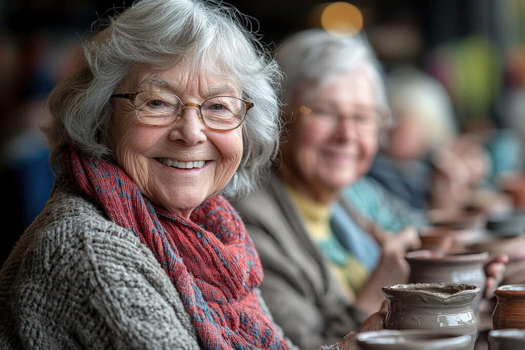 The Legacy At South Plains | Happy Seniors Making Art