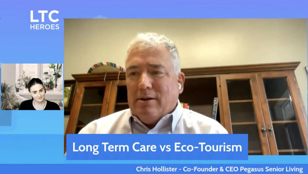 Pegasus Senior Living | Chris Hollister, the Co-Founder, and CEO at Pegasus Senior Living speaks on a podcast