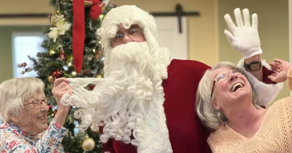 Pegasus Senior Living | Residents celebrating Christmas