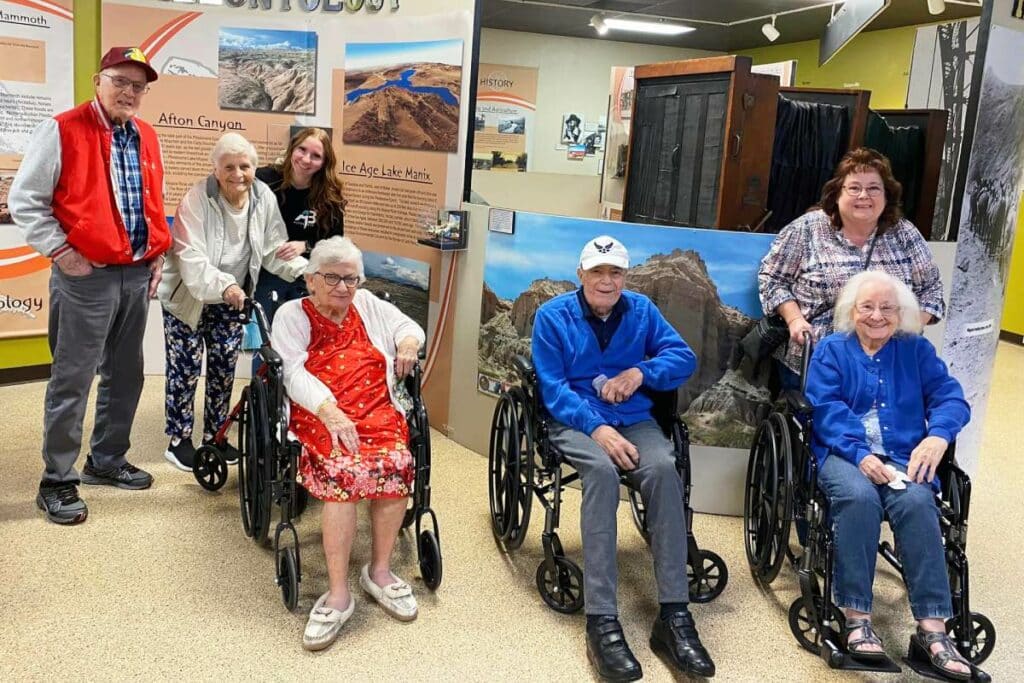 Whispering Winds of Apple Valley | Seniors visiting a museum