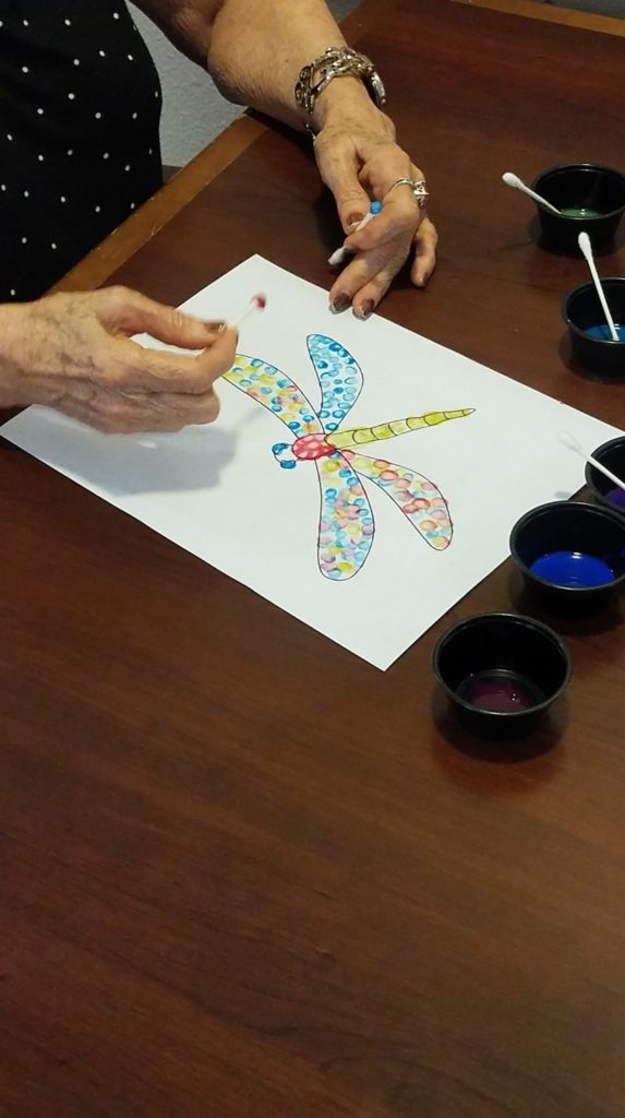 Pegasus Senior Living | Q-Tip art