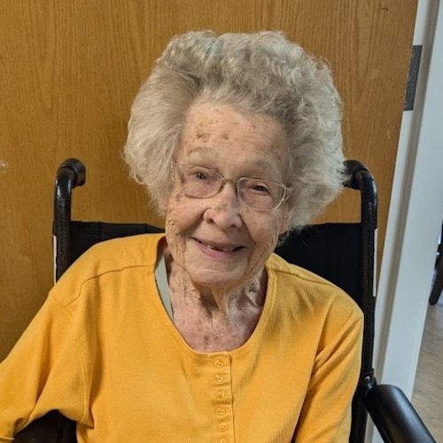 Evergreen Place | Florence celebrating her 100th birthday