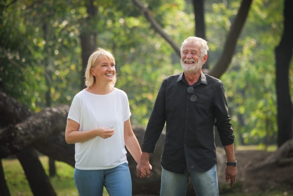 Parmer Woods at North Austin | Senior couple at the park