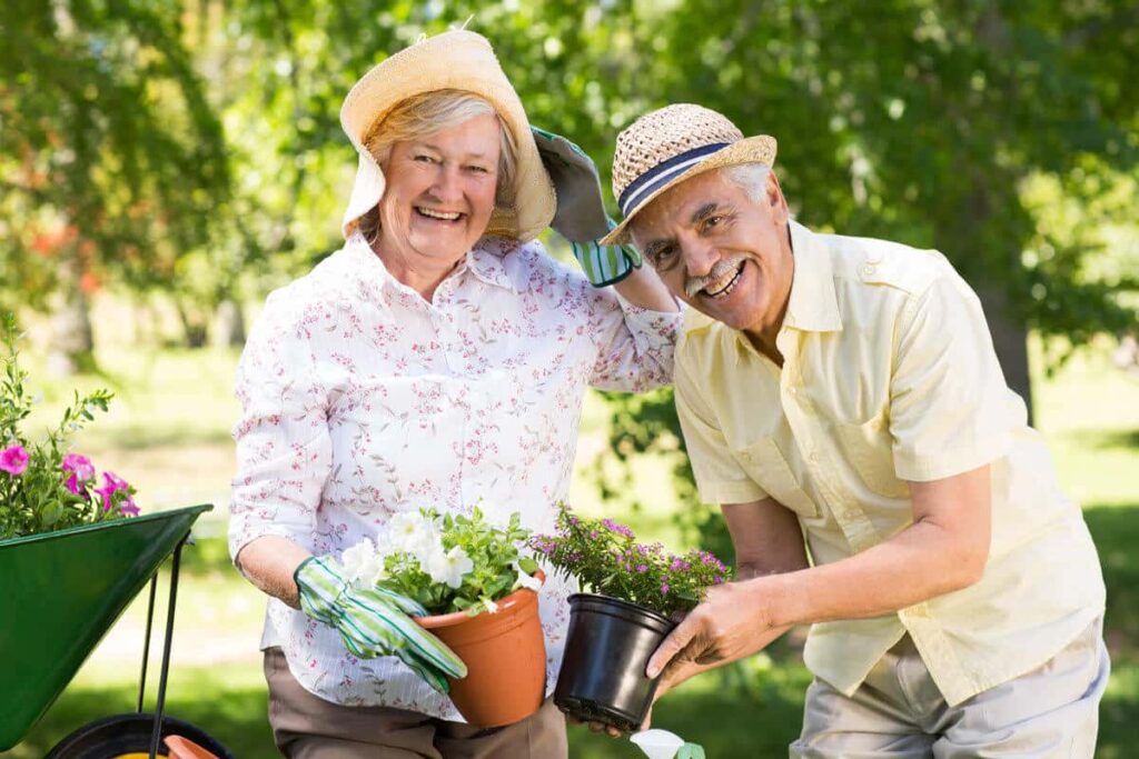 Pegasus Landing of Mesa | Seniors gardening